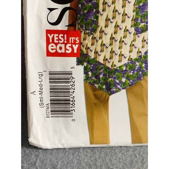 Butterick Misses Aprons Sewing Pattern B5274 sz Sm-Lg- uncut - Picture 2 of 9